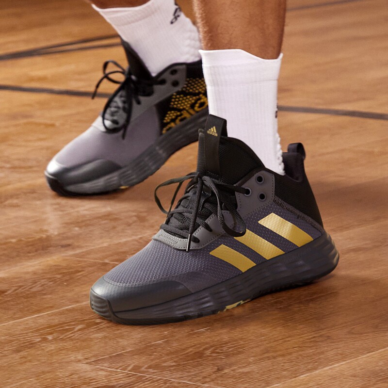 Adidas Men's Ownthegame 2.0 Mid-High Top Team Style Practical Basketball Shoes H00471
