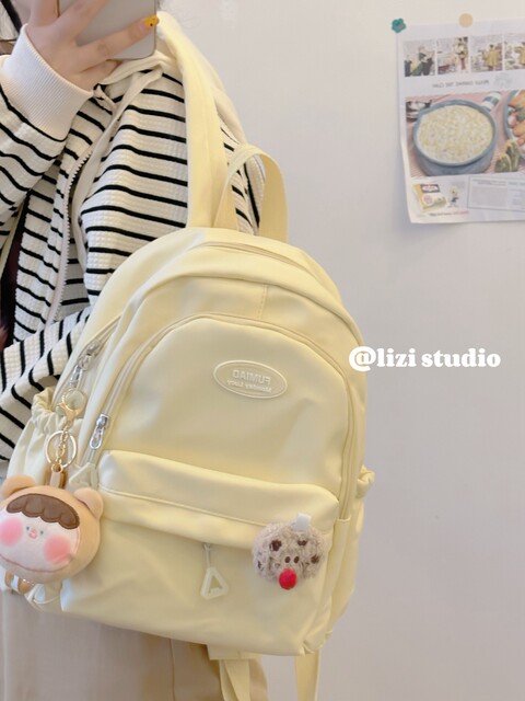 Japanese style in style soft girl cute girl backpack small size university students lightweight mommy bag backpack ຖົງນັກຮຽນຂະຫນາດນ້ອຍສໍາລັບແມ່ຍິງ