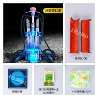 Четыре трубки легковоспламеняющихся древесных угольных труб являются случайными