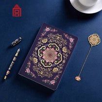 The Forbidden City is blooming like a brocade stationery set notebook bookmark pen gift box gift writing three-piece set