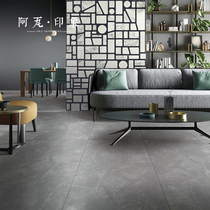 Marble tile gray floor tile 600x1200 toilet non-slip homestay tile 800x800 living room floor tile