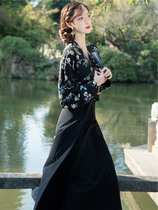 Ancient costume Hanfu female spring and summer fairy air super fairy elegant improved Chinese style small man can wear ancient style dress to work