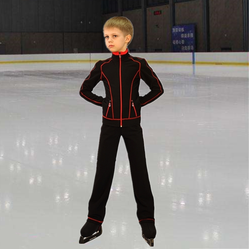 Children Figure Skating Suit Training Uniform Ice Hockey Suit Adults Performance Pants ICE HOCKEY THIN-STYLE BOY CLOTHING