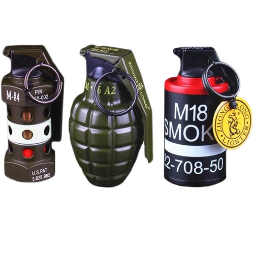 Креативная большая металлическая ветрозащитная зажигалка