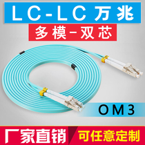 OM3 Multi-mode dual-core 10 Gigabit fiber optic jumper LC-LC-FC-SC 1 2 3 meters 5 10m indoor pigtail LSZH