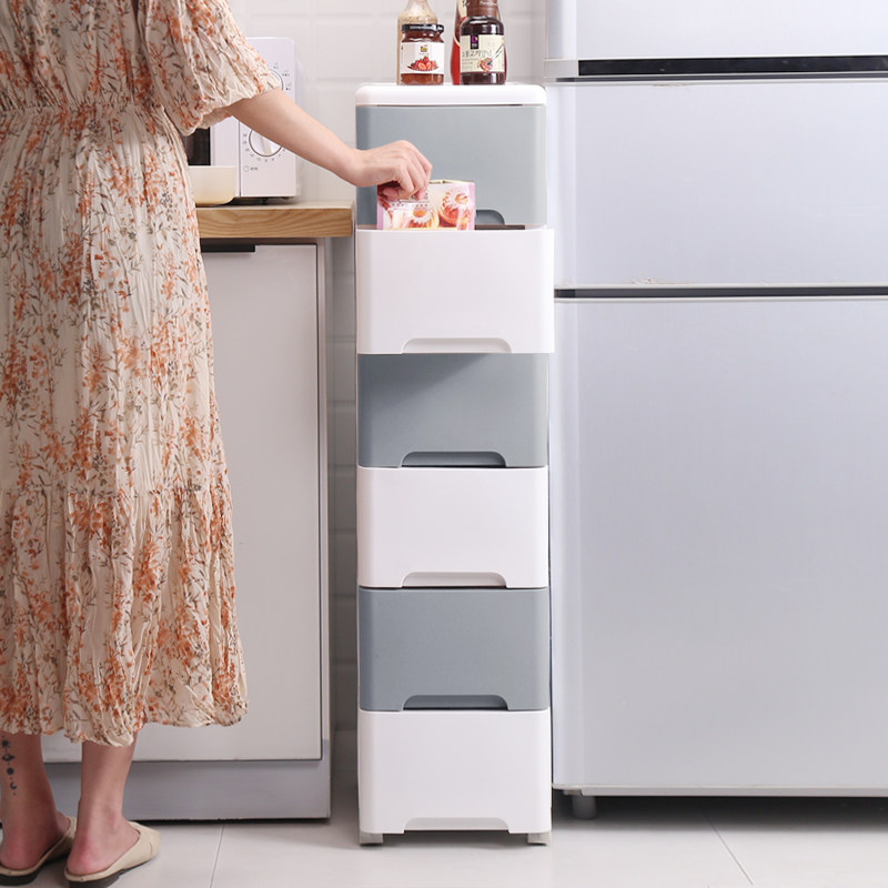 25 25 35cm nip containing cabinet drawer-type dressing room containing cabinet narrow slit shelve kitchen finishing cabinet