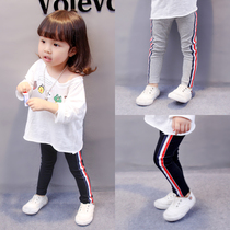 Childrens clothing 2021 girls leggings children spring and autumn baby pants cotton Korean version 01-2-3-4 years old pants