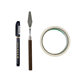 Scraper + Beauty Pen + Masking Tape + Highlight Pen Dankelin Heavy Color Oil Pastel Painting Tool Set