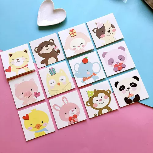 Детская милая трехмерная мультяшная открытка, вечернее платье, карточки