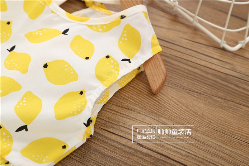 Váy bé gái 2018 thời trang mới công chúa cotton đầm quần áo trẻ em Váy đi biển 1-3 tuổi quần áo trẻ em đầm em bé