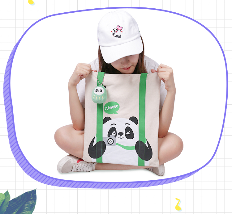 Cùng một cửa chú sản phẩm Giải Trí phim hoạt hình vai túi vải túi xách Giản Dị anime hoang dã túi vải miếng dán