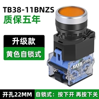 TB38 Плоская головка блокировки кнопки головки желтый
