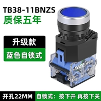 TB38 Плоская кнопка головки Self -Lock Blue