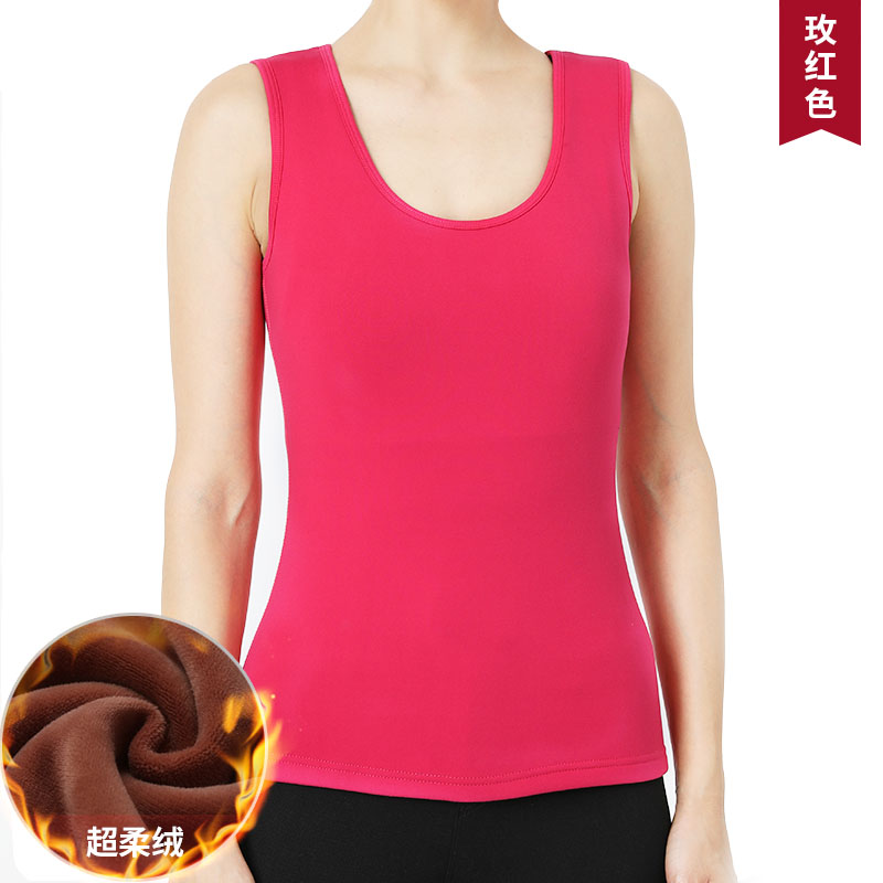 Yu Zhaolin ấm vest nam cộng với nhung cộng dày cơ thể mùa đông cơ thể chặt chẽ gần phụ nữ đồ lót nam cộng với nhung vest.