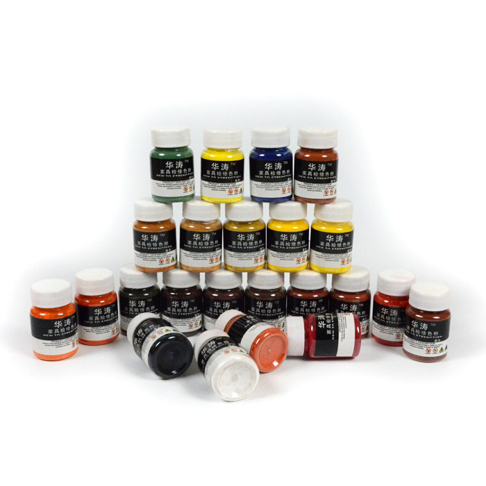 Huatao Home Furniture Innate Cosmetic Repair Paint Toner Maintenance Material Suit Color Pink Wood Ware Mend Color 50 ml