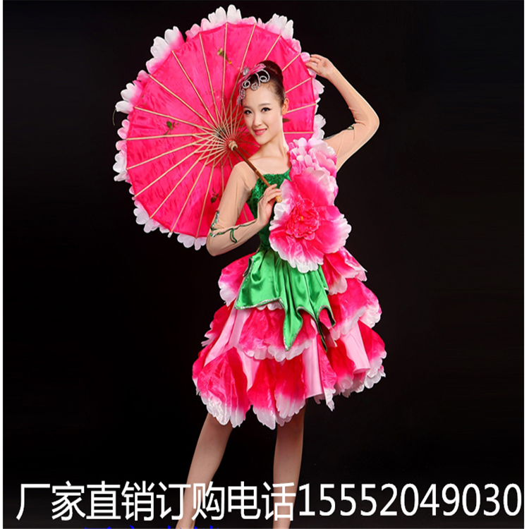 Opening dance big skirt performance costume dance big dress performance costume blossoming world dance big skirt performance costume