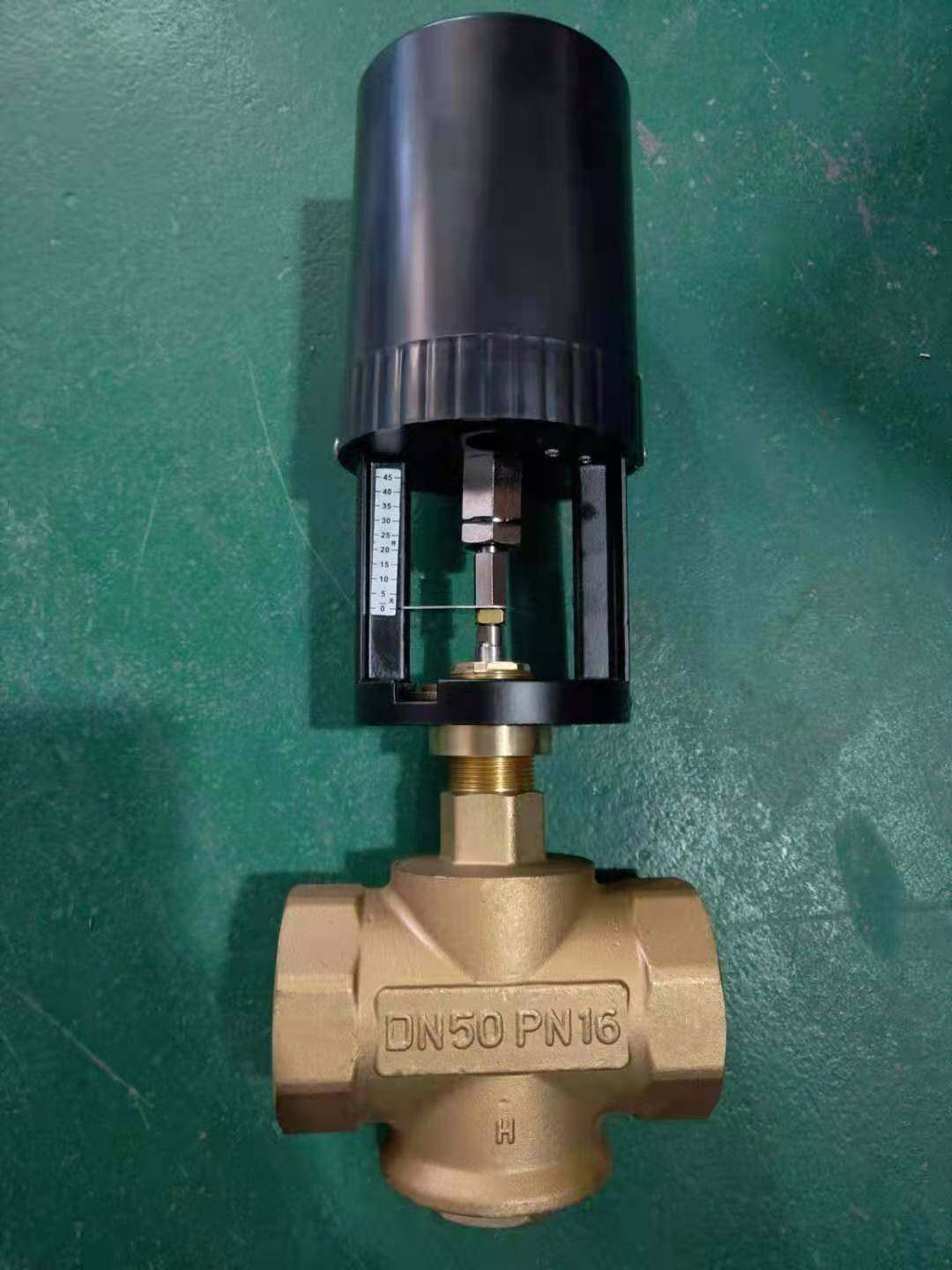 Proportional integral regulating valve electric two-three-way threaded thread sn25 32 copper water valve dynamic switch actuator