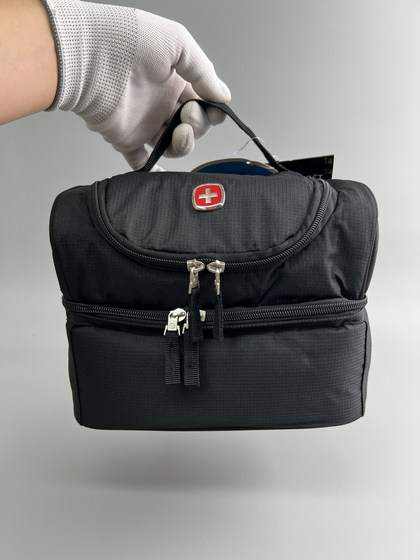 出口单！双层加高！户外便携野餐包饭盒袋保冷保温便当盒食品冰包