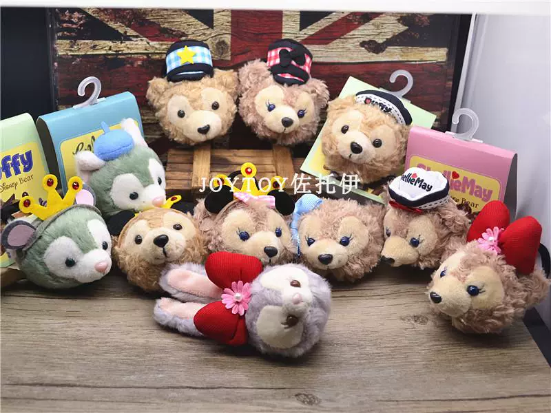 Họa sĩ Mèo Stella Thỏ Duffy Gấu Shirley Mei Dễ thương Dây thừng Sang trọng Dây đeo đầu Phụ kiện tóc Mũ đội mũ Cao su Dây buộc tóc - Phụ kiện tóc