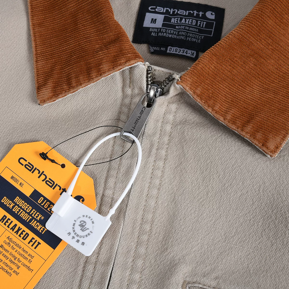 [Carhartt Detroit рабочая куртка из хлопчато-матового материала, американский винтажный стиль на все сезоны]