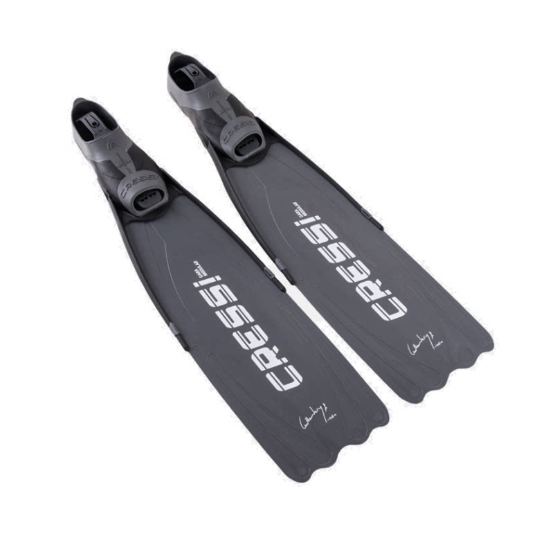Italian CRESSI GARA MODULAR NERY Signature Freediving Fins