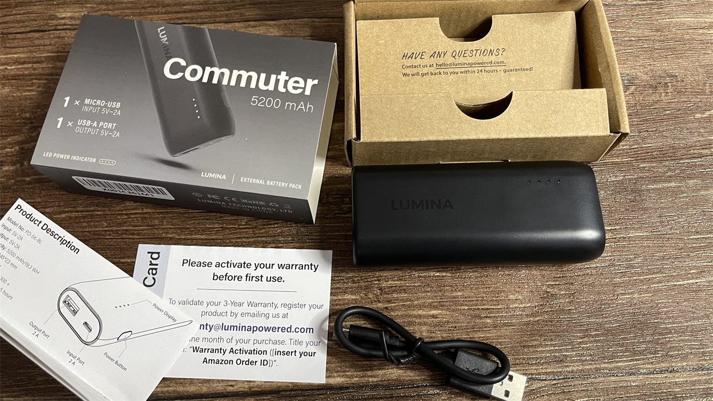 LUMINA 5200 mA mini yi dong chong portable small yi dong chong action power