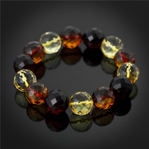 Prince natural amber beeswax pendant white flower hand string ring beads chanterelle yellow honey safe buckle live