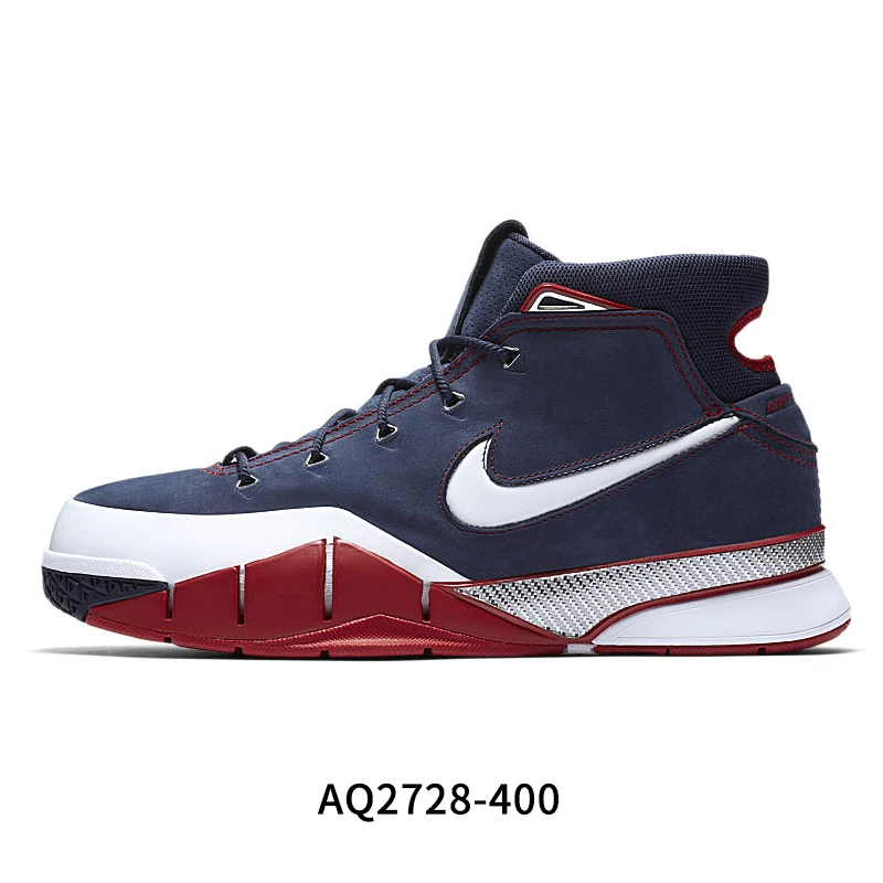 Nike/ Genuine Zoom Kobe1 ZK1 мужские реальныe баскетбольные кроссовки AQ2728-101
