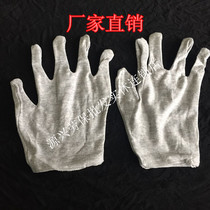 High quality and low price Miscellaneous cotton cloth gloves variegated color double-sided electronic work color pull frame