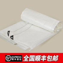 Outdoor cold and warm 180g white waterproof rainproof cloth sunscreen tarpaulin tarpaulin plastic cloth