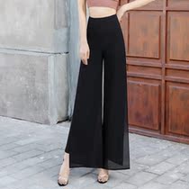 Pendant sensation Lazy Pants Summer Broadlegged Pants Woman Pendant 90% New Korean version tightness open fork easy pants casual long