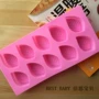 10 thậm chí hình cây lá silicone sô cô la thủ công khuôn xà phòng DIY khuôn nướng bánh ba chiều khuôn rau câu trung thu