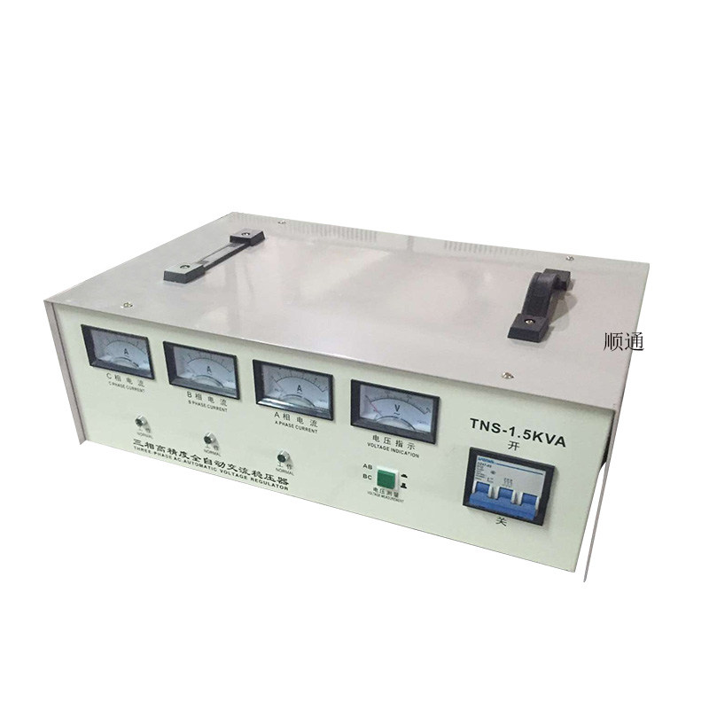 TNS-1 5kva3kva 1500VA380V 3 phase 1500W regulator high precision automatic AC regulator