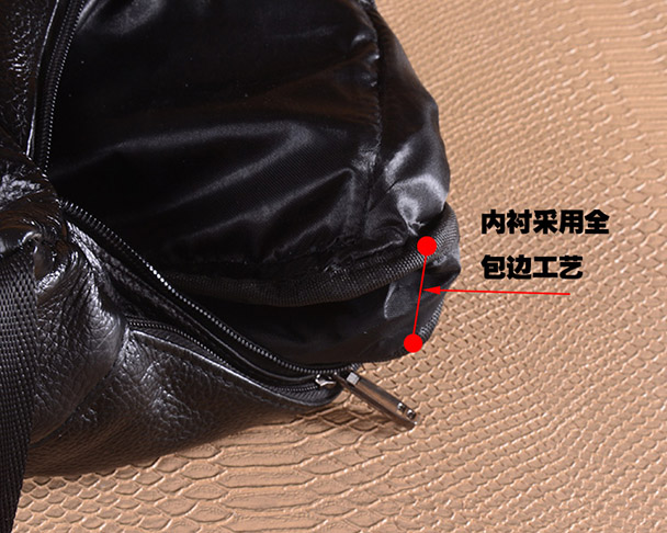 Túi nam công suất lớn Túi da nhiều lớp Túi nam đa chức năng thu ngân túi đeo vai thời trang Túi đeo vai - Túi túi chạy bộ aonijie