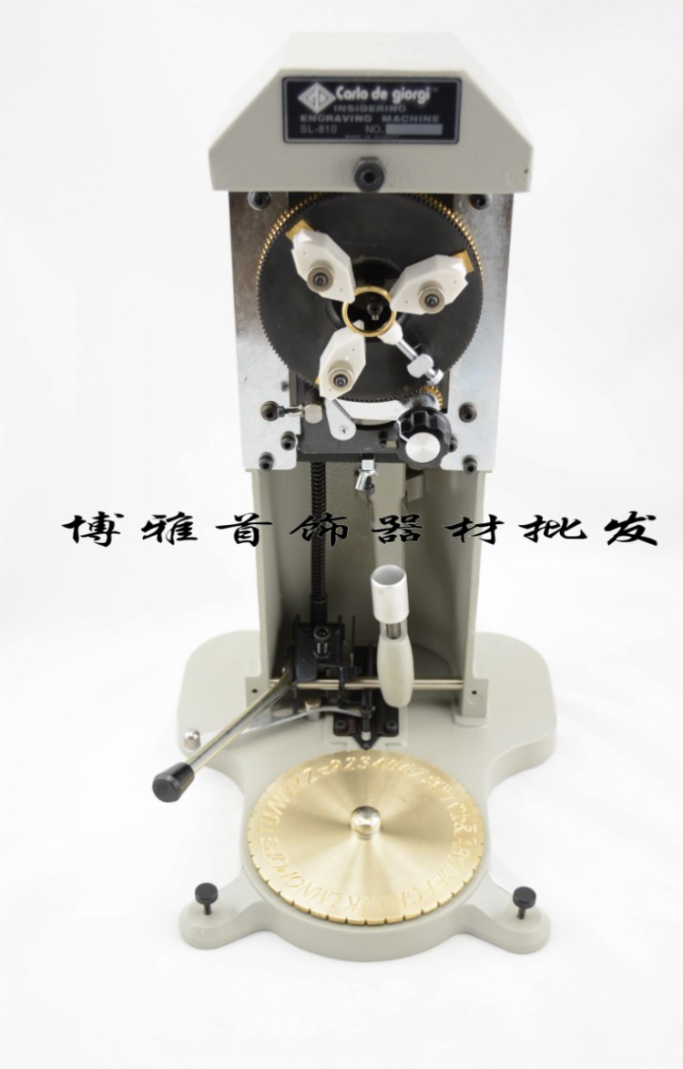 Ring inner hole lettering Typewriter Ring Lettering of jewellery Equipment Beating Gold Tools