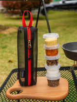 NOBANA outdoor portable splicing seasoning bottle 5 pieces of suit Travel picnic camping Fishing Barbecue Sauce box
