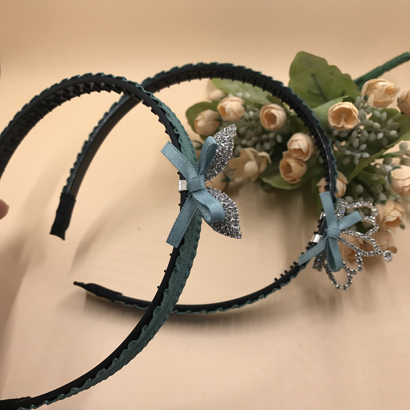 Hàn Quốc trẻ em rhinestone vương miện headband cô gái bé gái Phiên bản Hàn Quốc của phụ kiện tóc công chúa headband với răng phụ kiện tóc gần đây