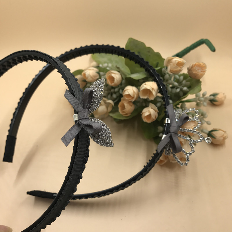 Hàn Quốc trẻ em rhinestone vương miện headband cô gái bé gái Phiên bản Hàn Quốc của phụ kiện tóc công chúa headband với răng phụ kiện tóc gần đây