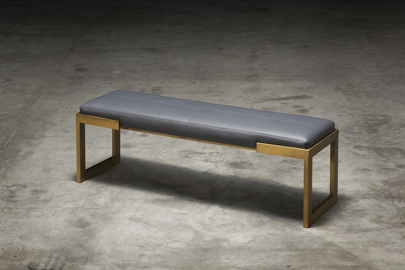 American loft retro bench lounge chair wrought iron sofa bench bench change shoe stool bed end stool soft sofa bench