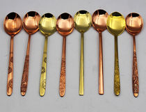 Pure copper thickened copper tableware kitchen supplies hotel supplies spoons rice spoons Spoon soup spoon spoon tableware long handle
