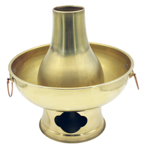 Pure copper charcoal hot pot old Beijing copper hot pot stew pot braised pot hot pot chicken sheep scorpion hot pot hot pot pork hot pot