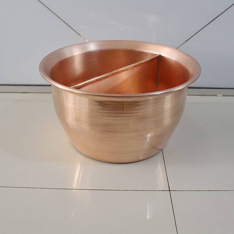 Pure copper thickened charcoal purple gas copper hot pot electromagnetic copper hot pot spicy hot red copper hot pot pot string pot hot pot