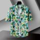 Pure cotton short-sleeved floral shirt men's summer new Korean style trendy youth casual printed shirt half-sleeved floral inch shirt