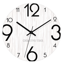 Nordic Style Modern Minimalist Clock Creative Wall Clock Living Room Home Use No-Drill Silent Elegant Quartz Clock