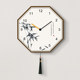 Hanyi Moji Living Room Wall Clock Chinese Silent Wall Clock