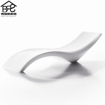 Outdoor leisure chair beach swimming pool spa lounge lounge chair courtyard balcony hotel modern minimalist fiberglass chair