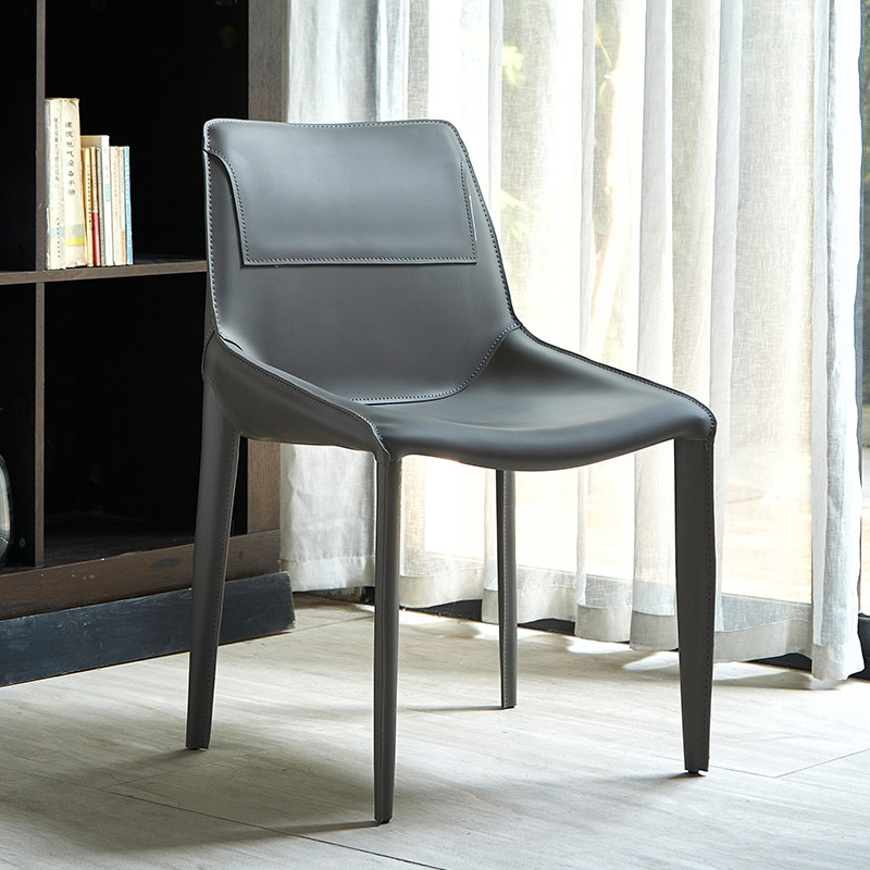 [USD 139.46] Italian Minimalist Backrest Dining Chair Nordic Light ...