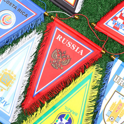 2021 European Cup Football Fans Supplies Bar Decoration Exchange Flag Triangle Hung Flags Decorated flags Flag Props Arrangement