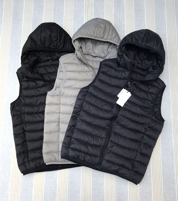 New Autumn and Winter Outdoor Sports Women's Cotton Vest, Ultra-Light and Warm Men's down Cotton Vest for Couples