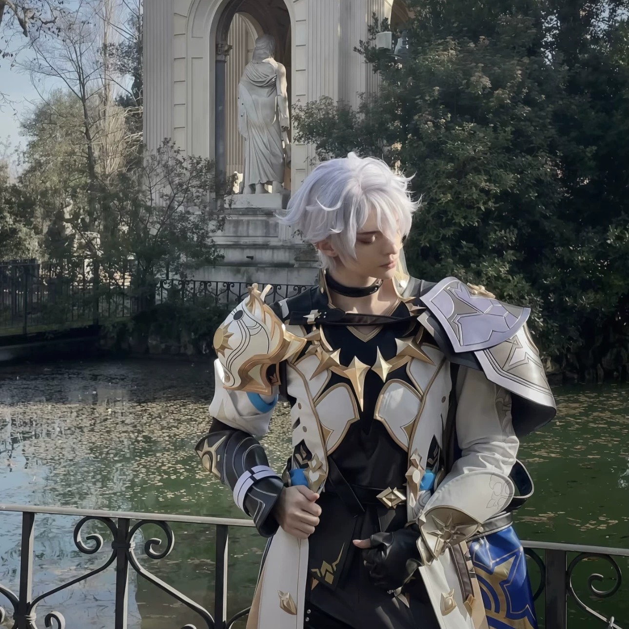 Baihe Cos сервер Спаситель игра косплей аниме мужская одежда полный комплект сервера C